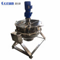 500l Chauffage Mixing Machine De Cuisson Vapeur Bouilloire En Acier Inoxydable Inclinable Chaudière Soupe Jacket Bouilloire